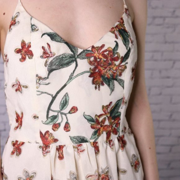 NWT BCBGeneration floral maxi open back dress c1 - Picture 4 of 9